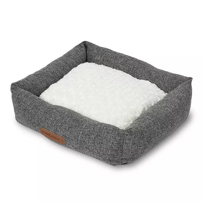 Kuscheliges Hundebett in Dunkelgrau