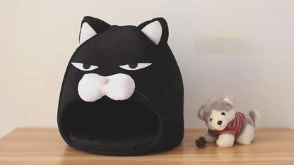 Kawaii Black Cat Katzenhöhle