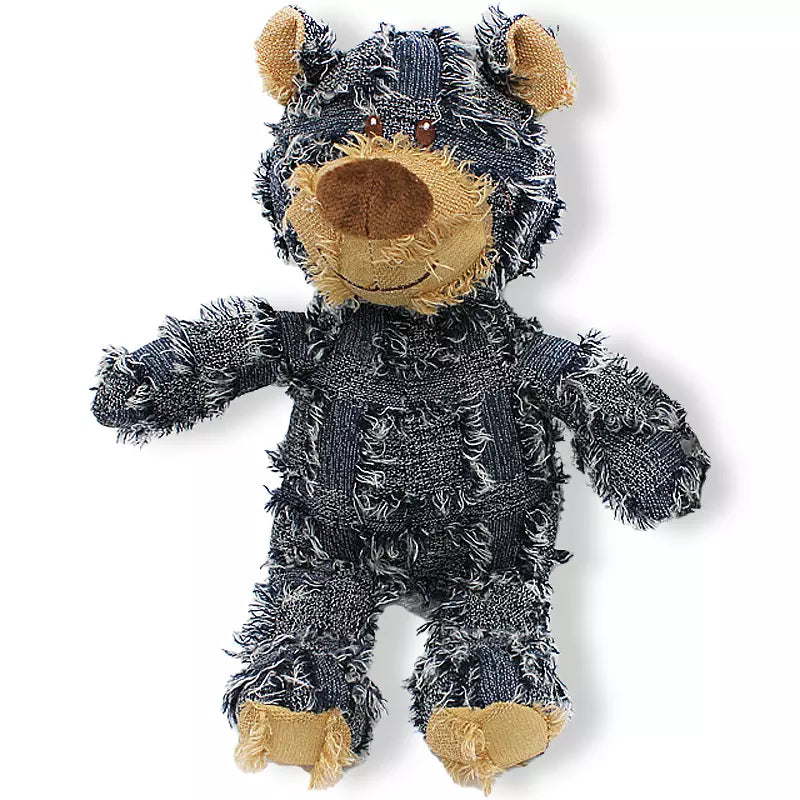 Hundespielzeug quietsche Teddyin Blau