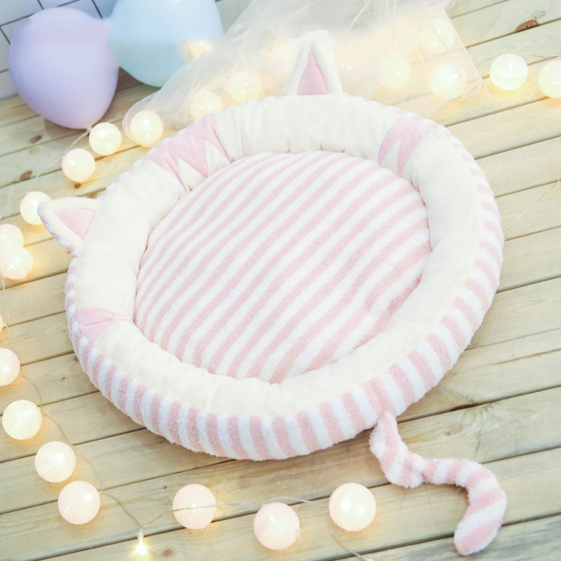 Trendiges Donut Katzenbett.