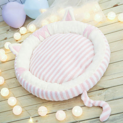 Trendiges Donut Katzenbett.