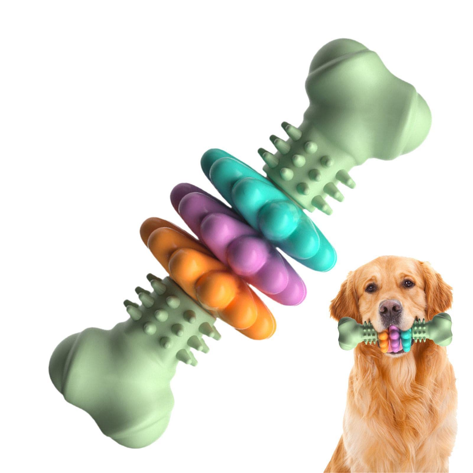 Hundekauknochen Zahnreinigung grün