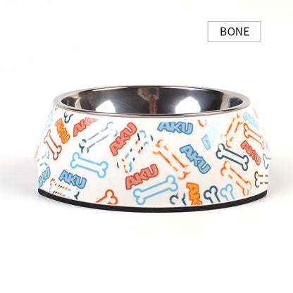 Futternapf bone weiss