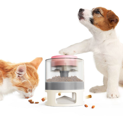 Hundefutterspender rot und rund