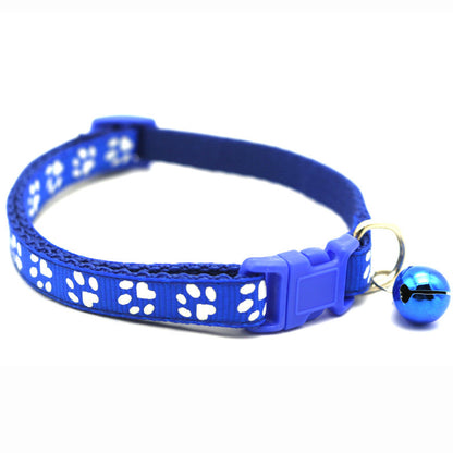 Katzenhalsband mit Glöckchen blau